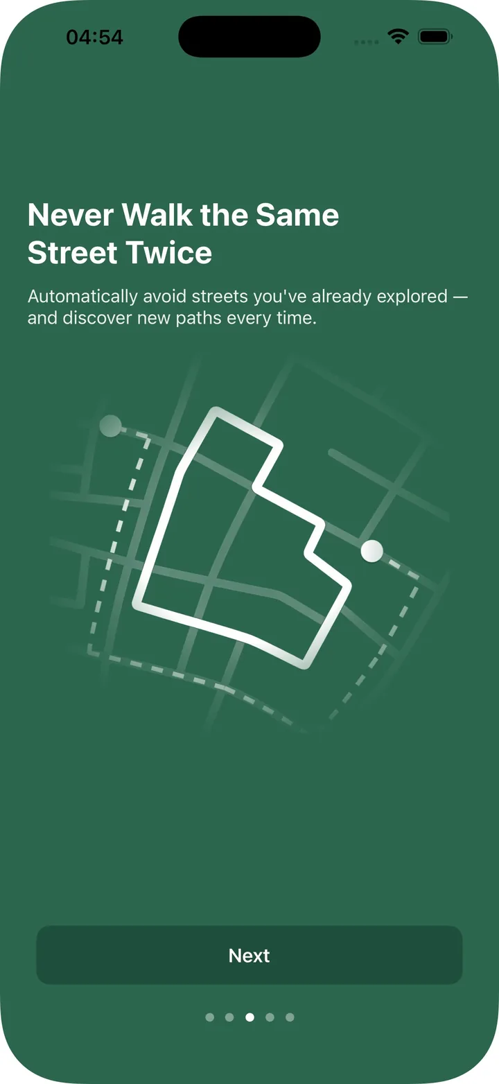 Map customization settings in Streets