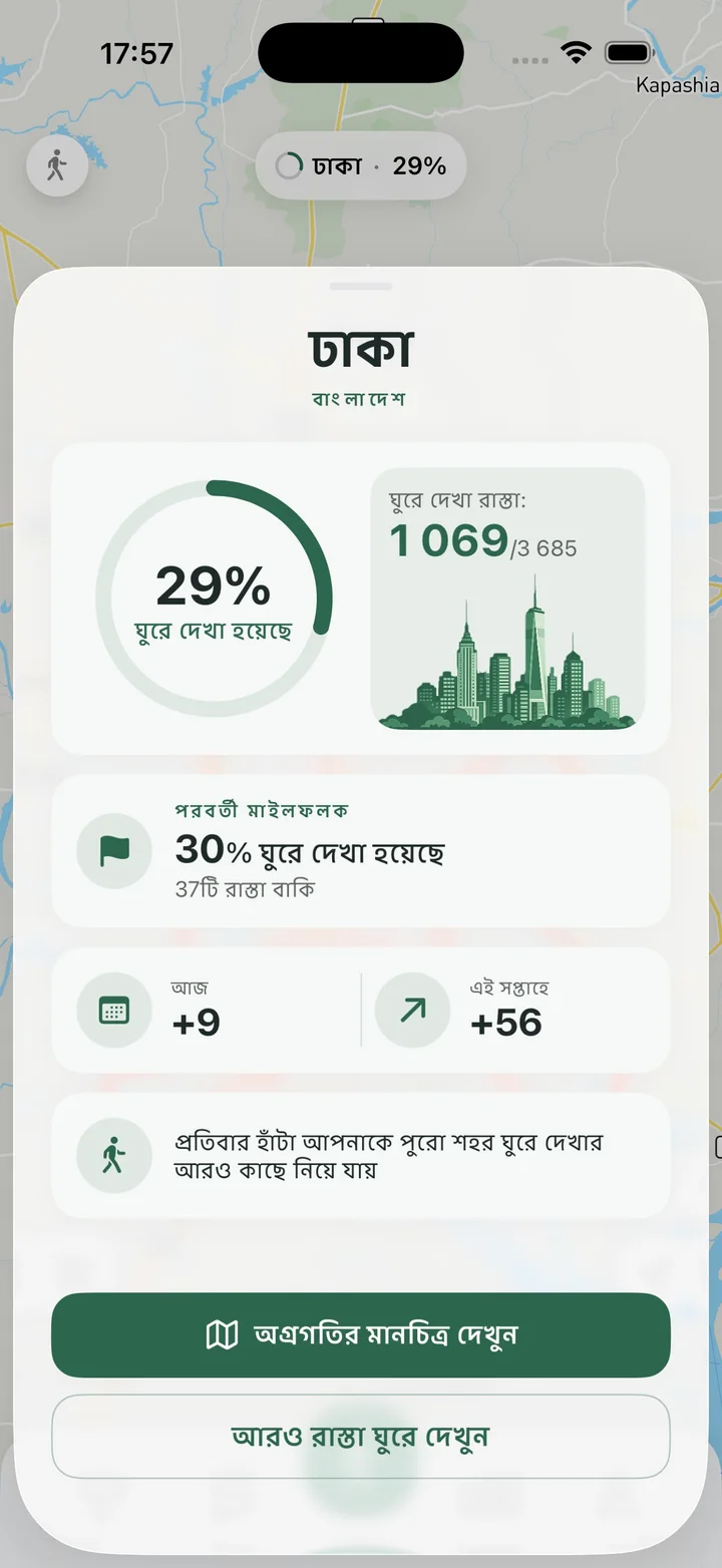 শহরের অগ্রগতি