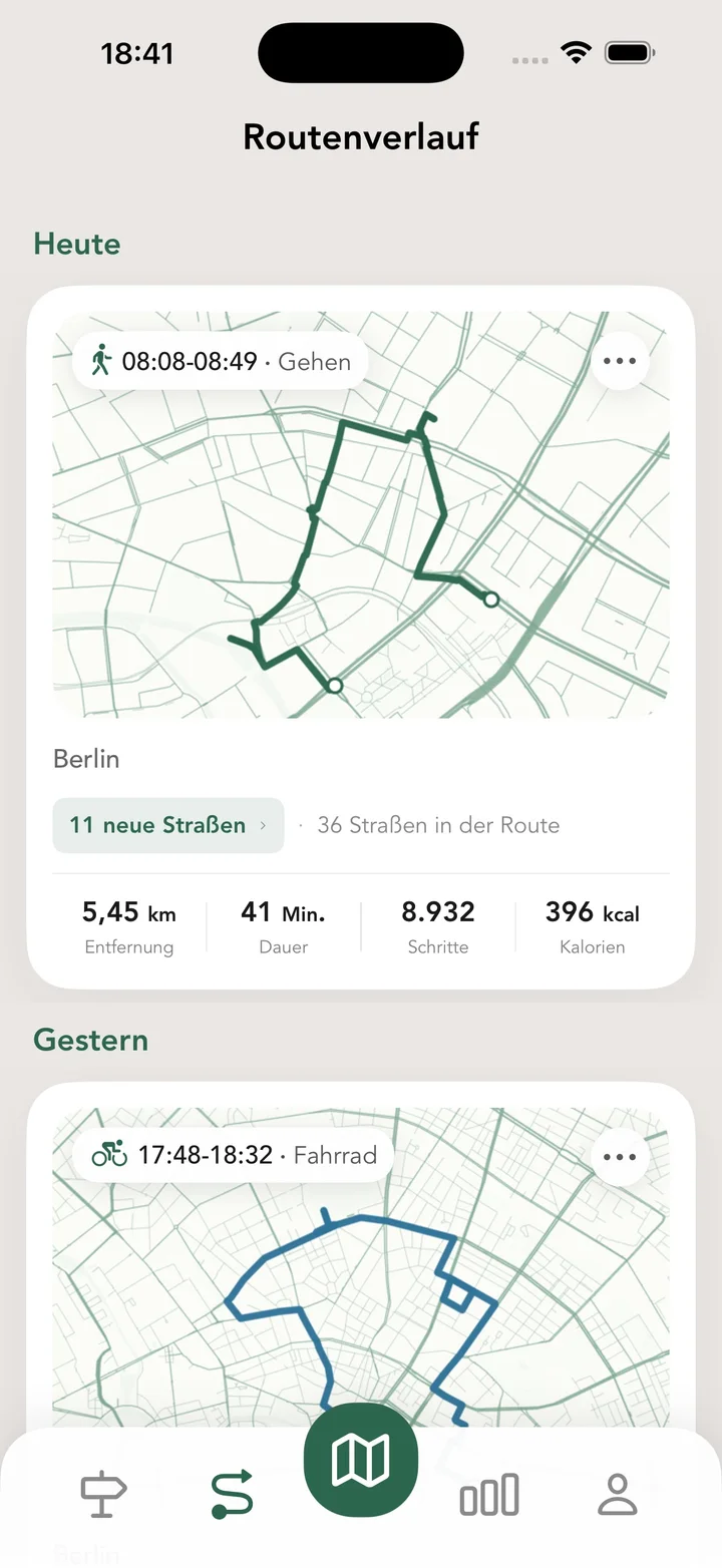 Routenverlauf