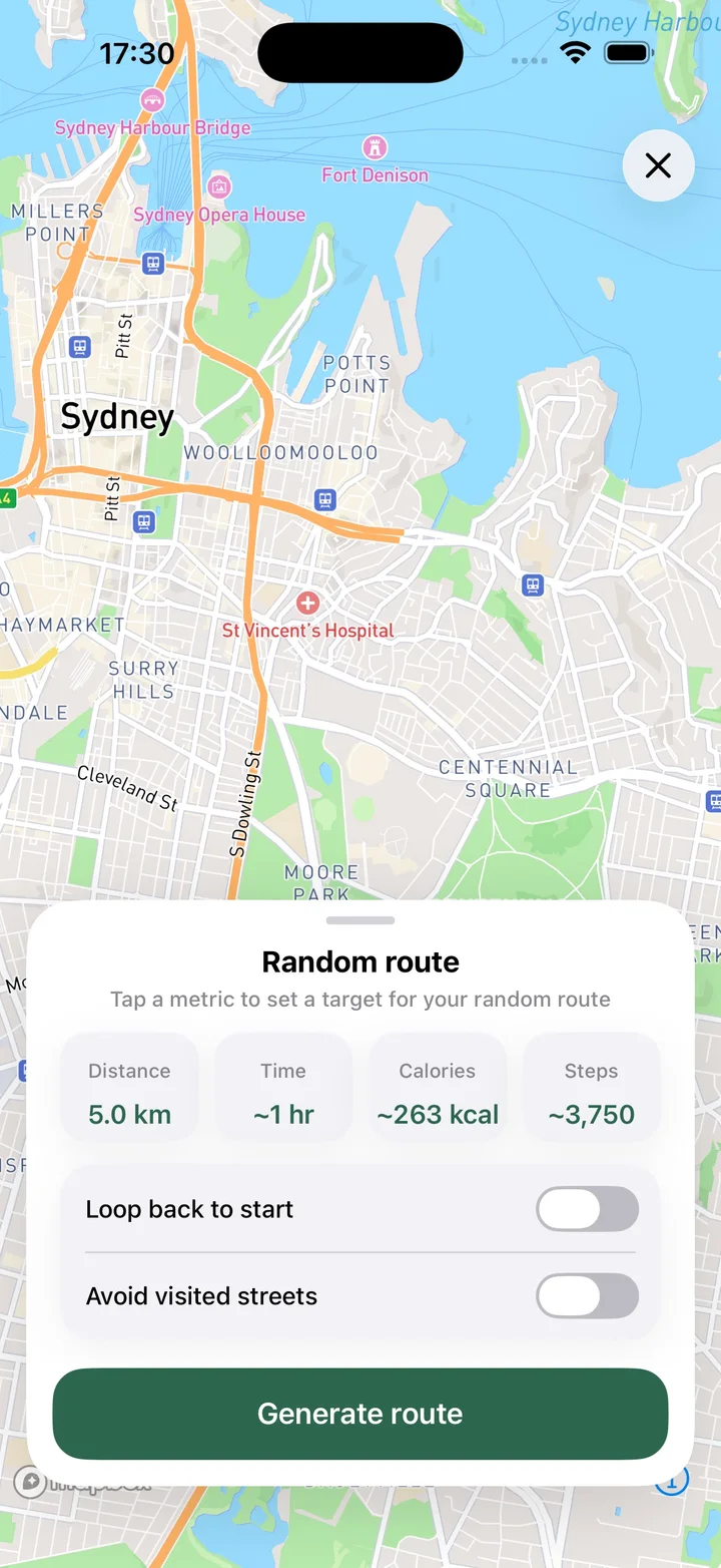Random route