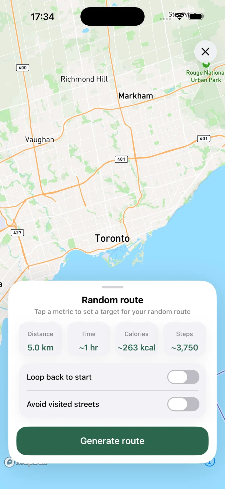 Random route