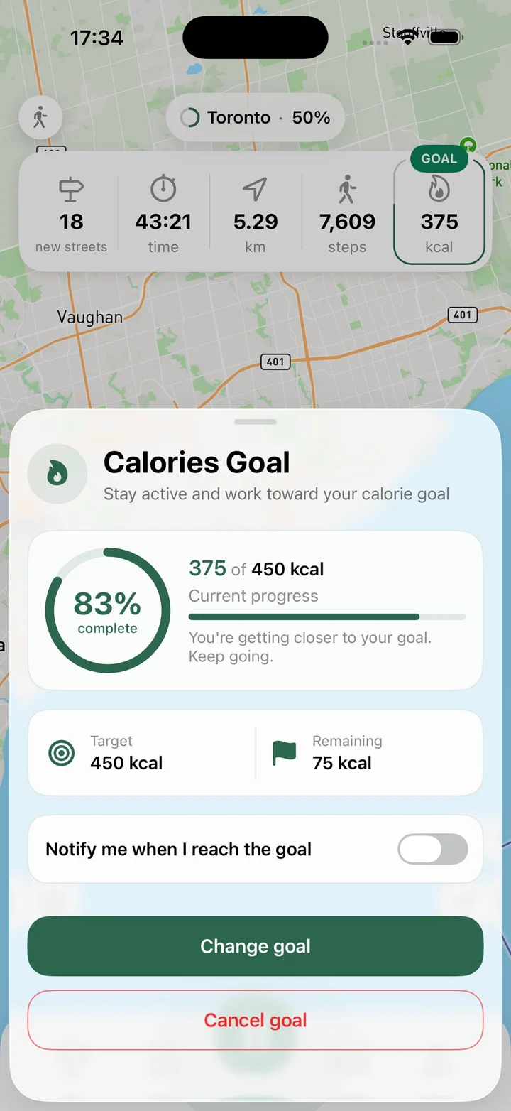 Choose a goal