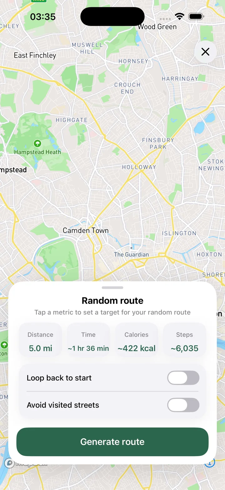Random route
