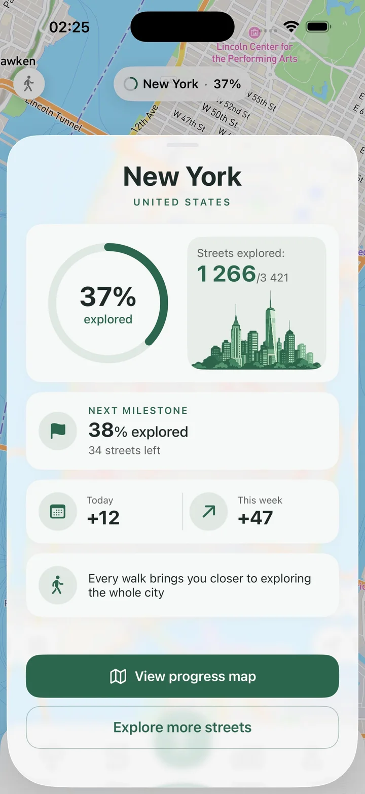 New York city exploration progress