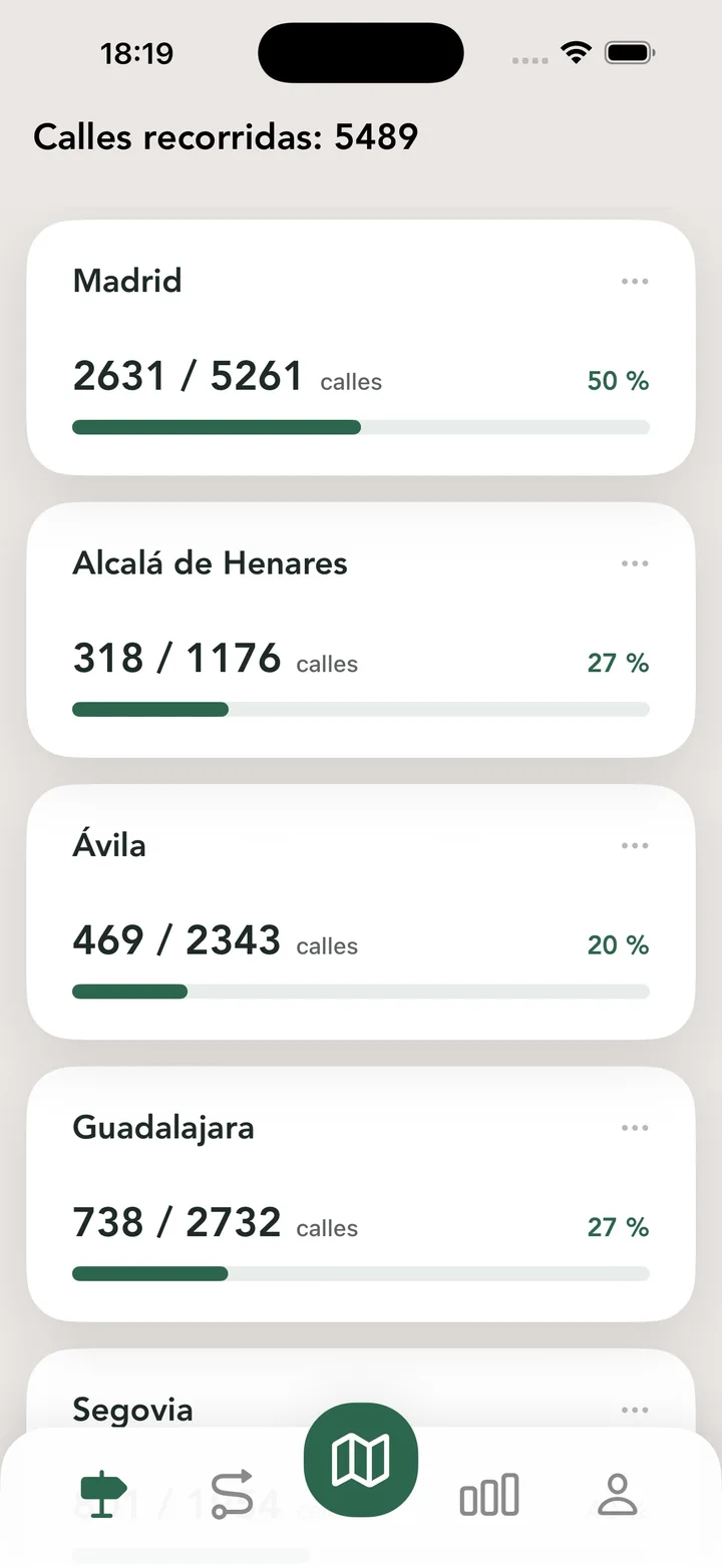 Progreso en varias ciudades