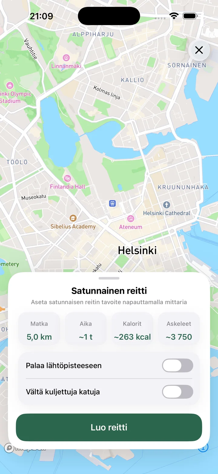 Satunnainen reitti