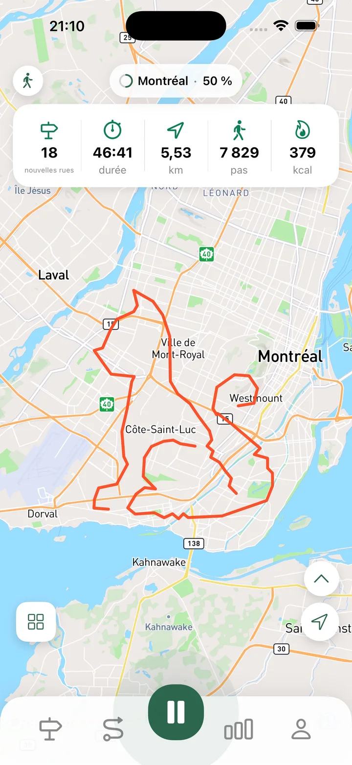 Suivez vos marches, courses et sorties à vélo