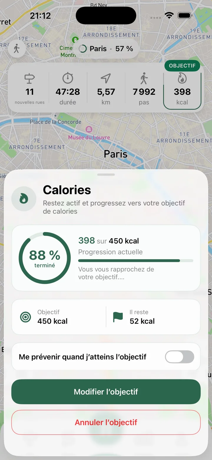 Objectif de calories