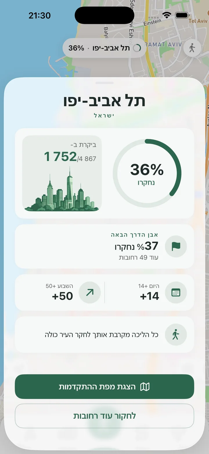התקדמות בעיר