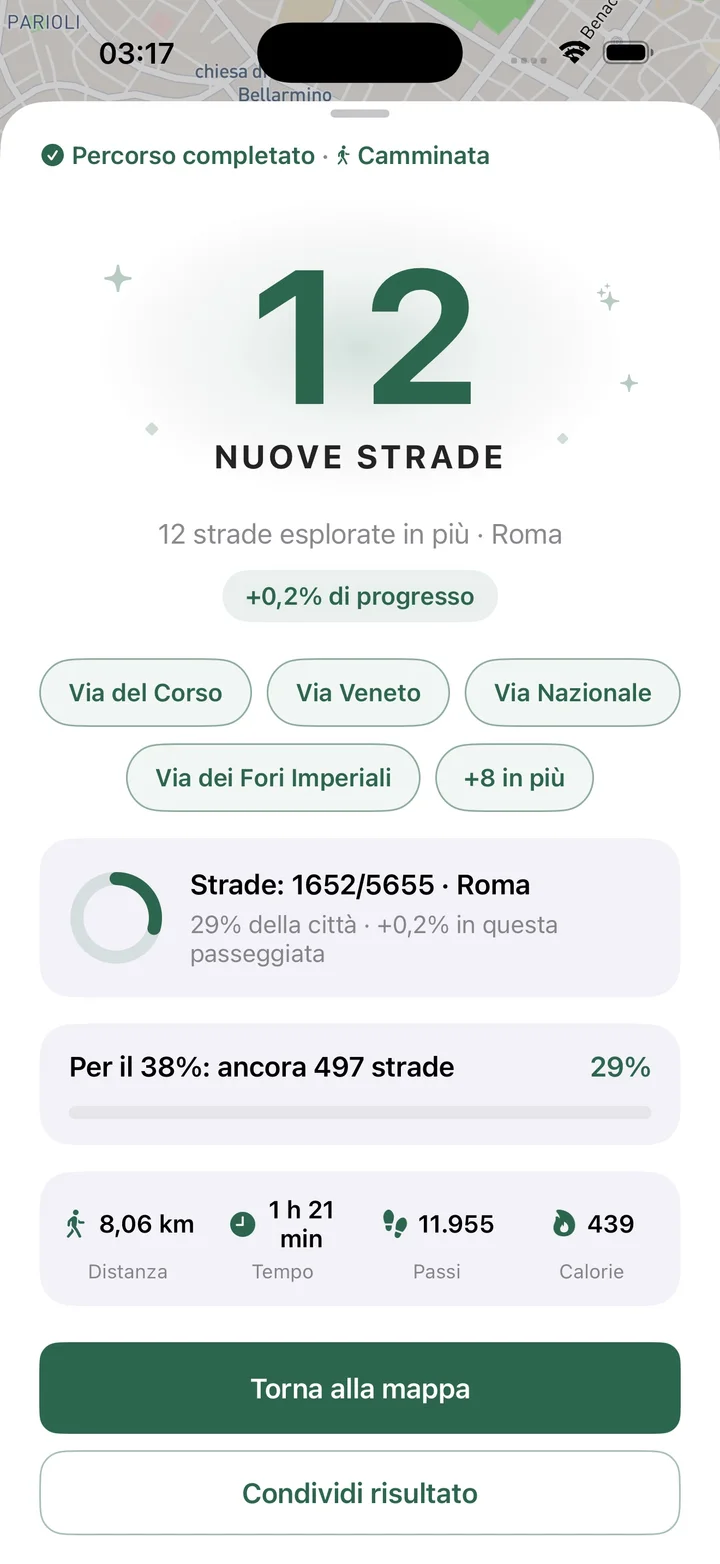 Percorso completato