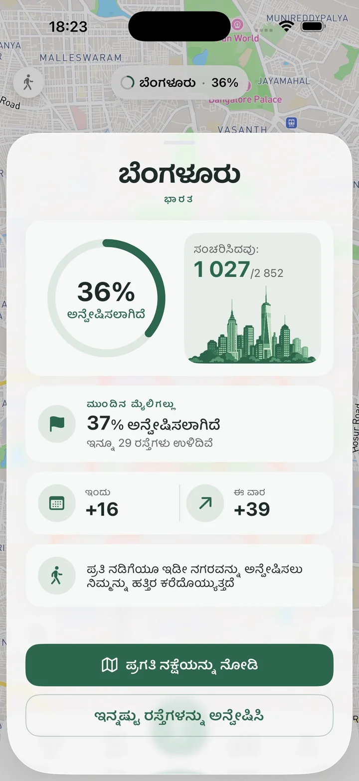 ನಗರದ ಪ್ರಗತಿ
