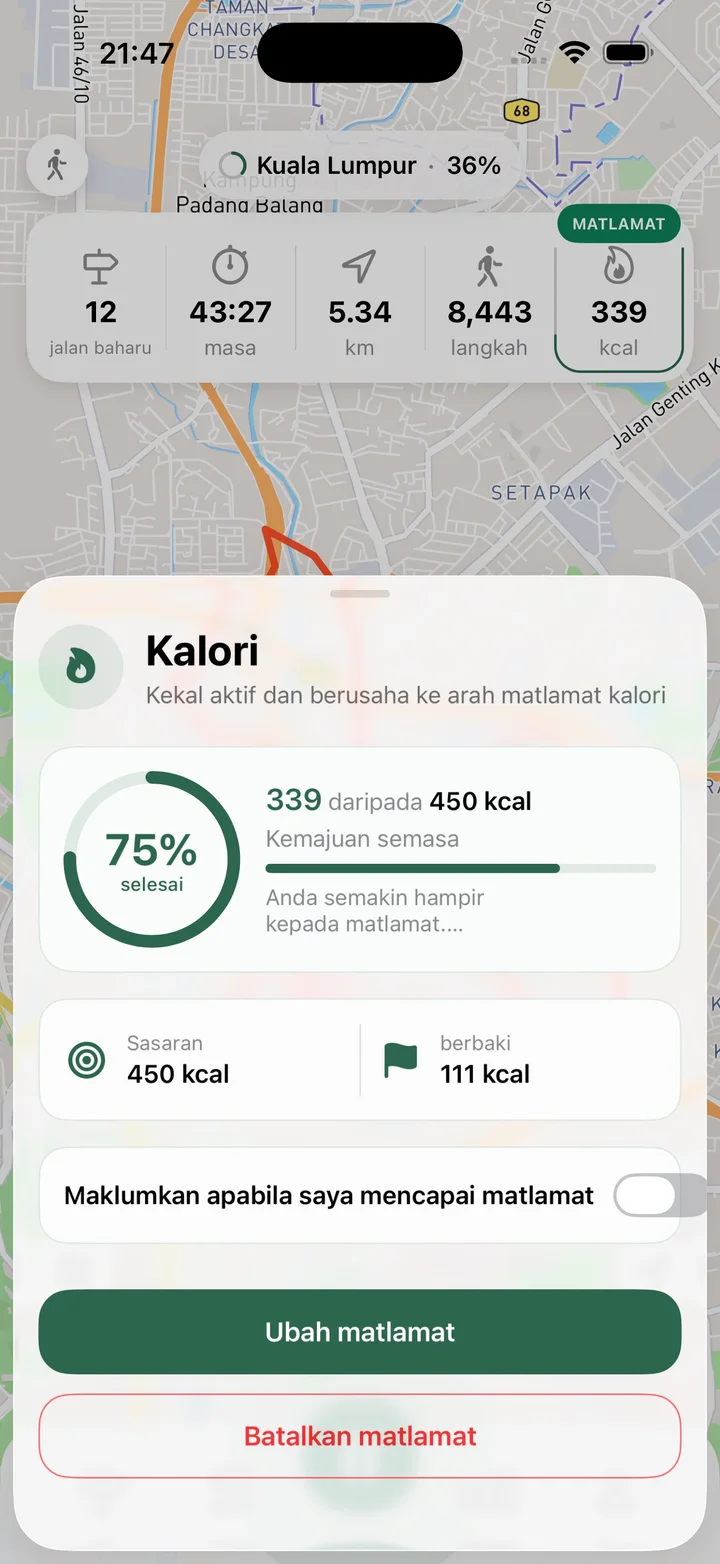 Pilih matlamat