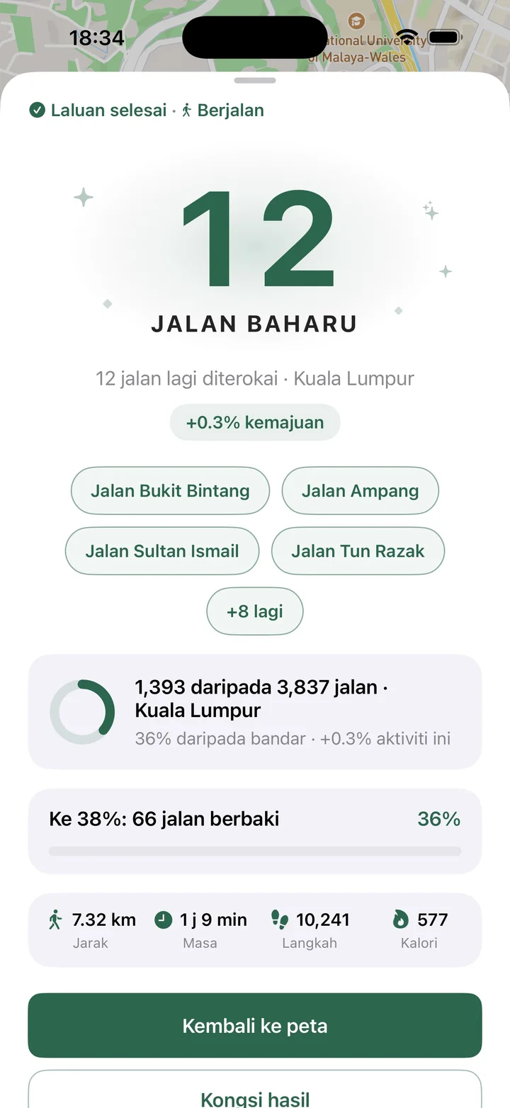 Laluan selesai