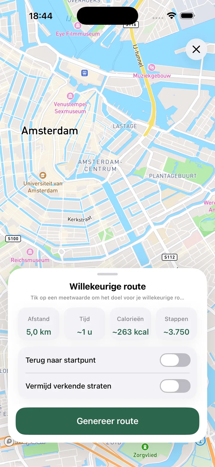 Willekeurige route