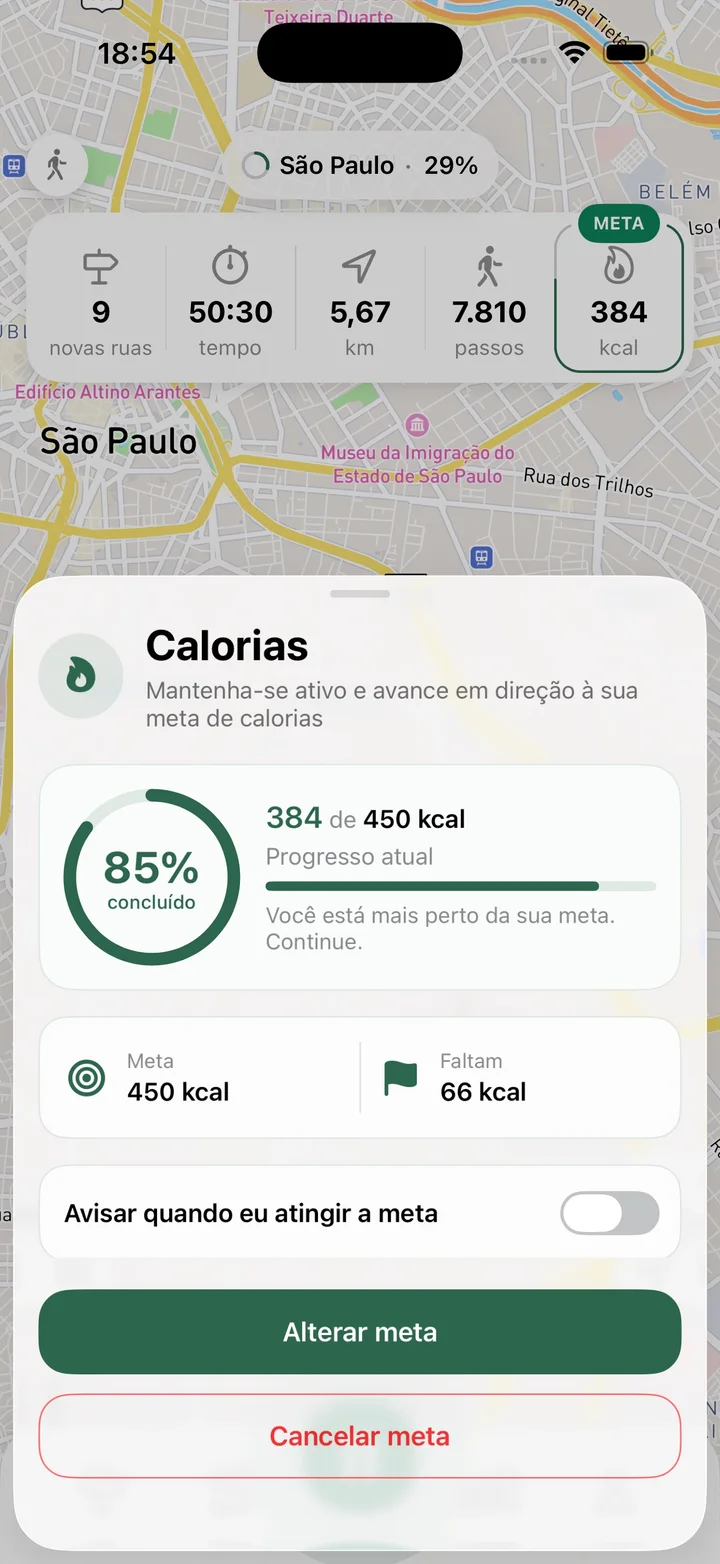 Meta de calorias