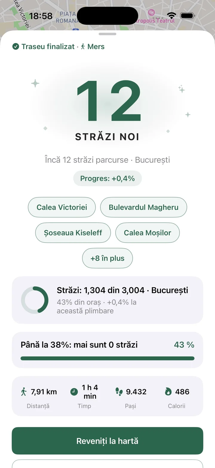 Traseu finalizat