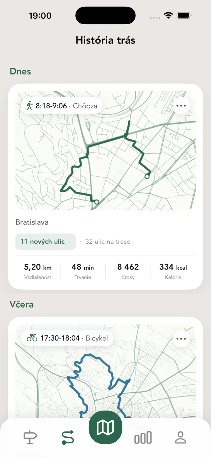 História trás