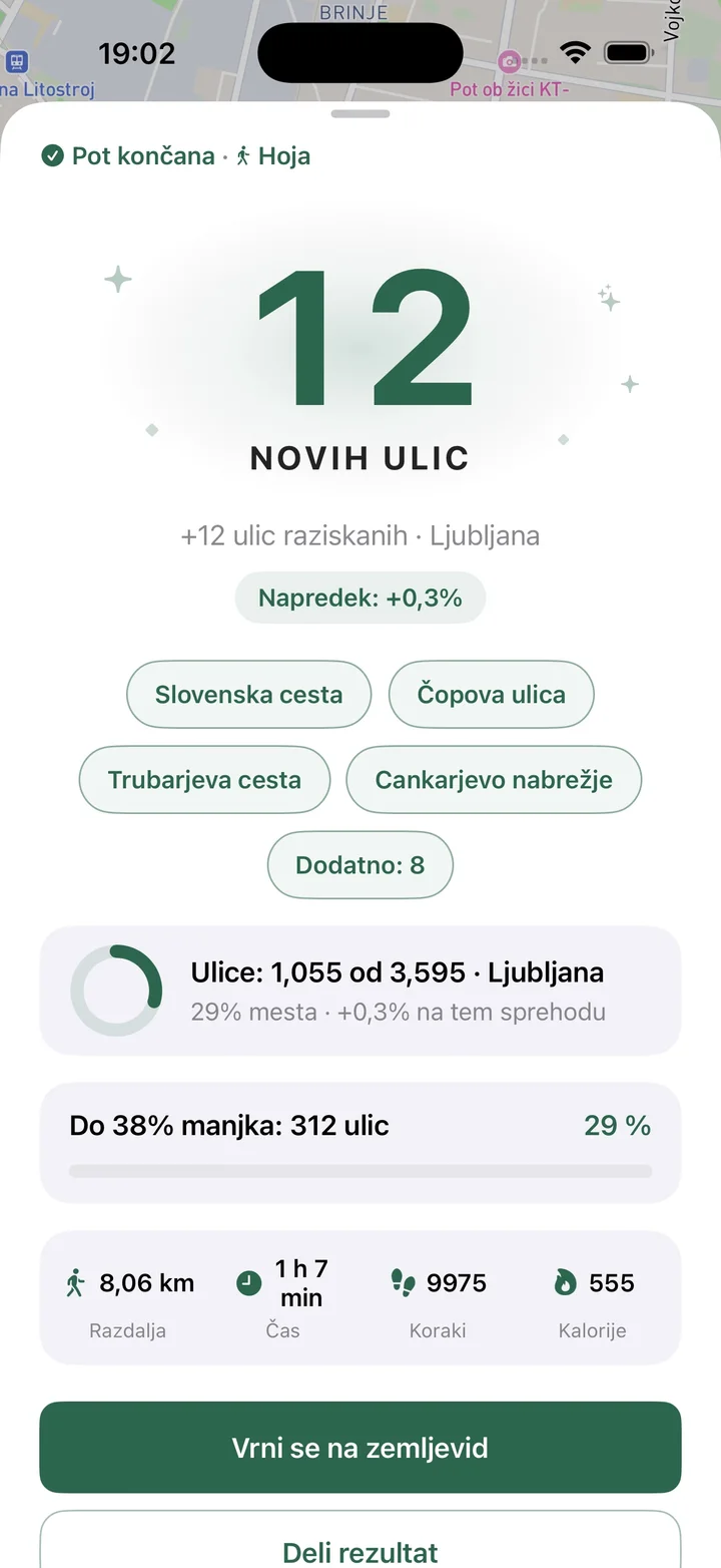 Pot končana