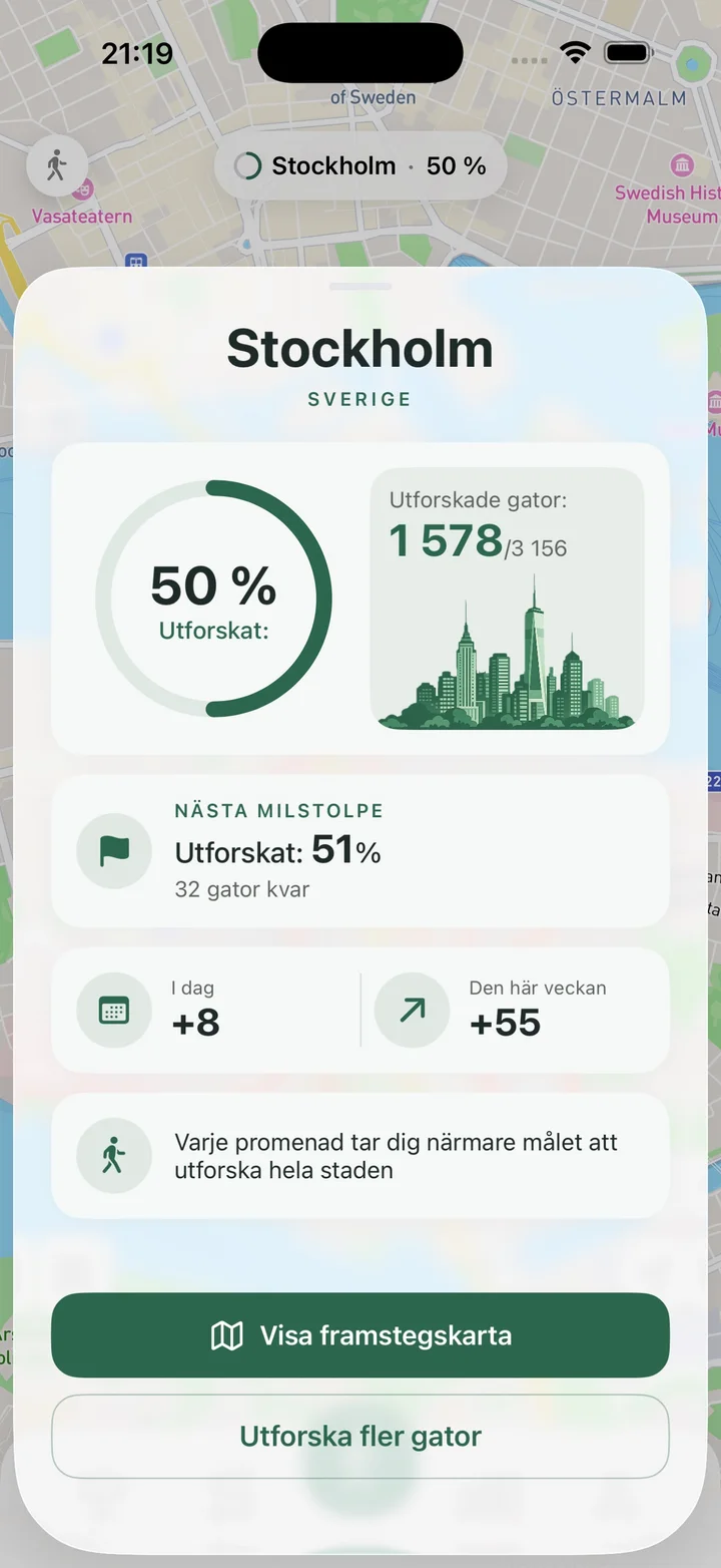 Framsteg i staden