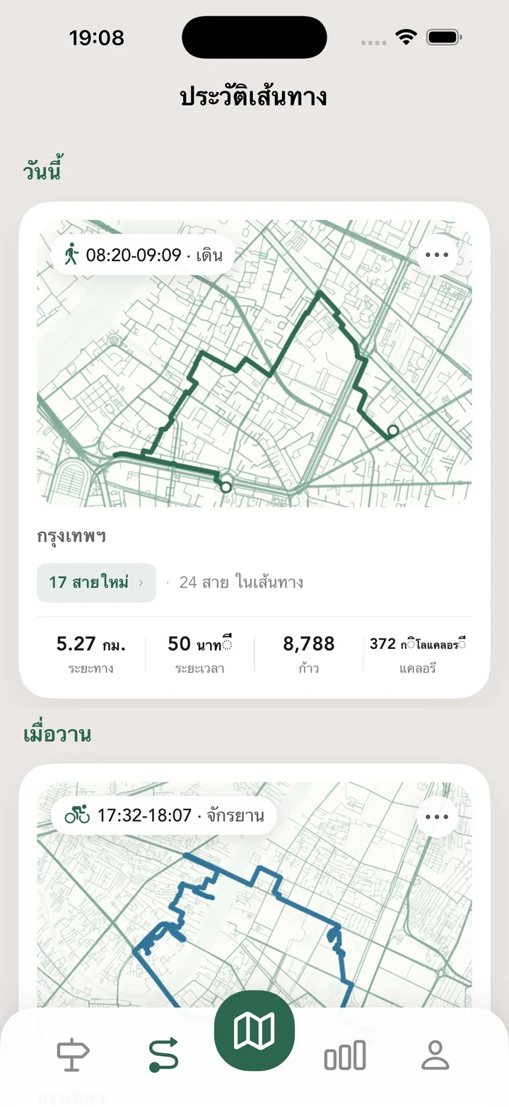 ประวัติเส้นทาง