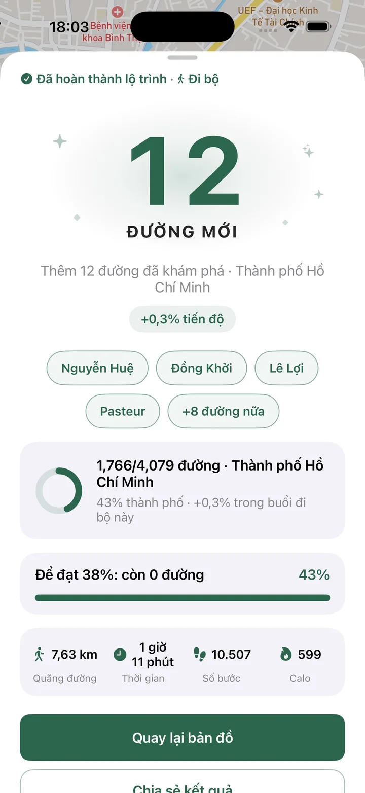 Đã hoàn thành lộ trình